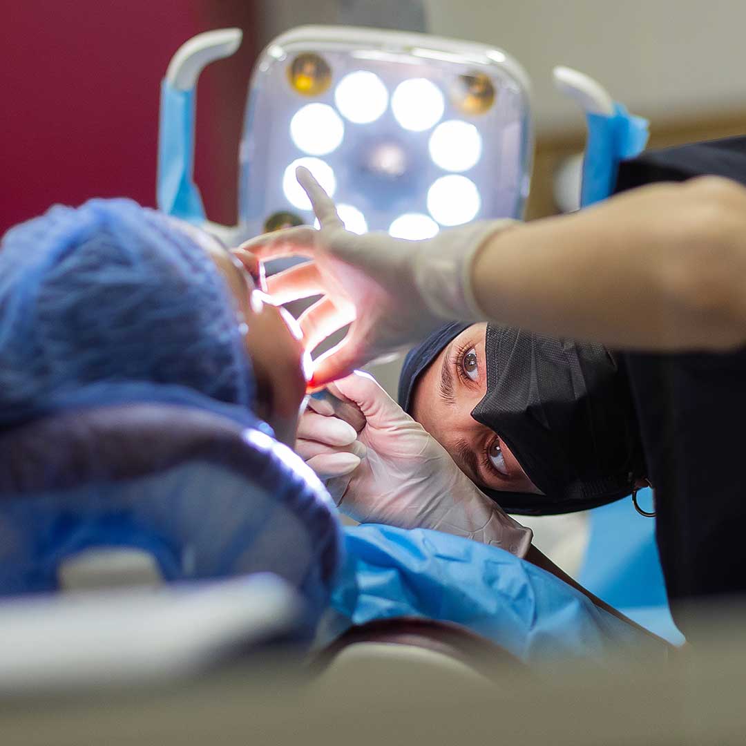 Gum grafting (soft tissue graft)